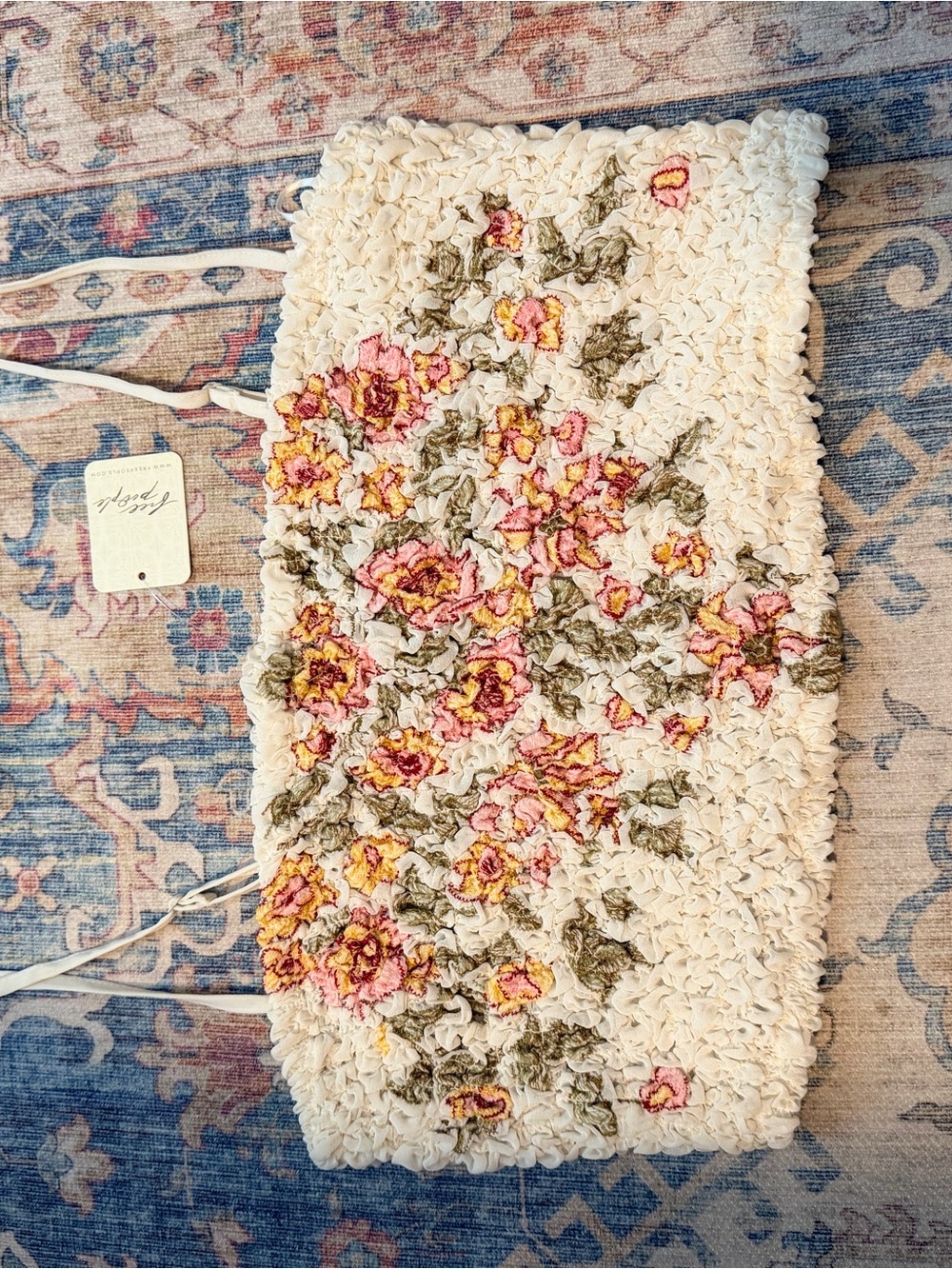 Free people ivory floral 2 piece set - Picture 4 of 14